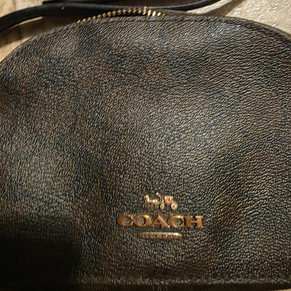 Coach Brown Leather Men's Bag
